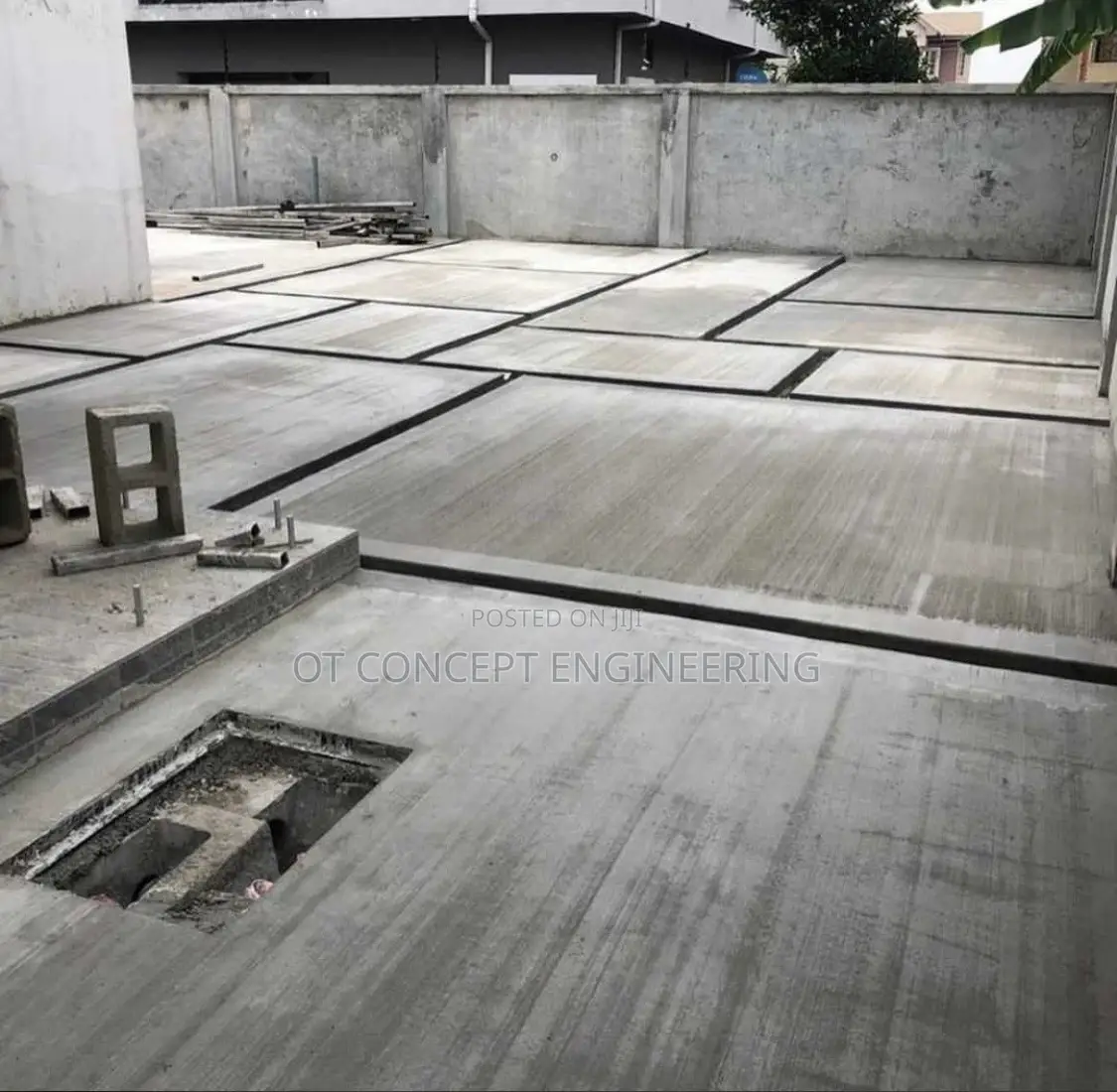 Concrete Stamp Decoration With Seal