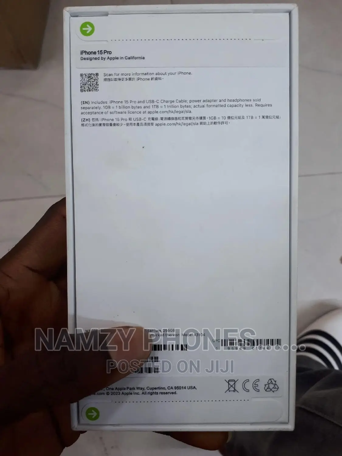 New Apple iPhone 15 Pro Max 256 GB Black