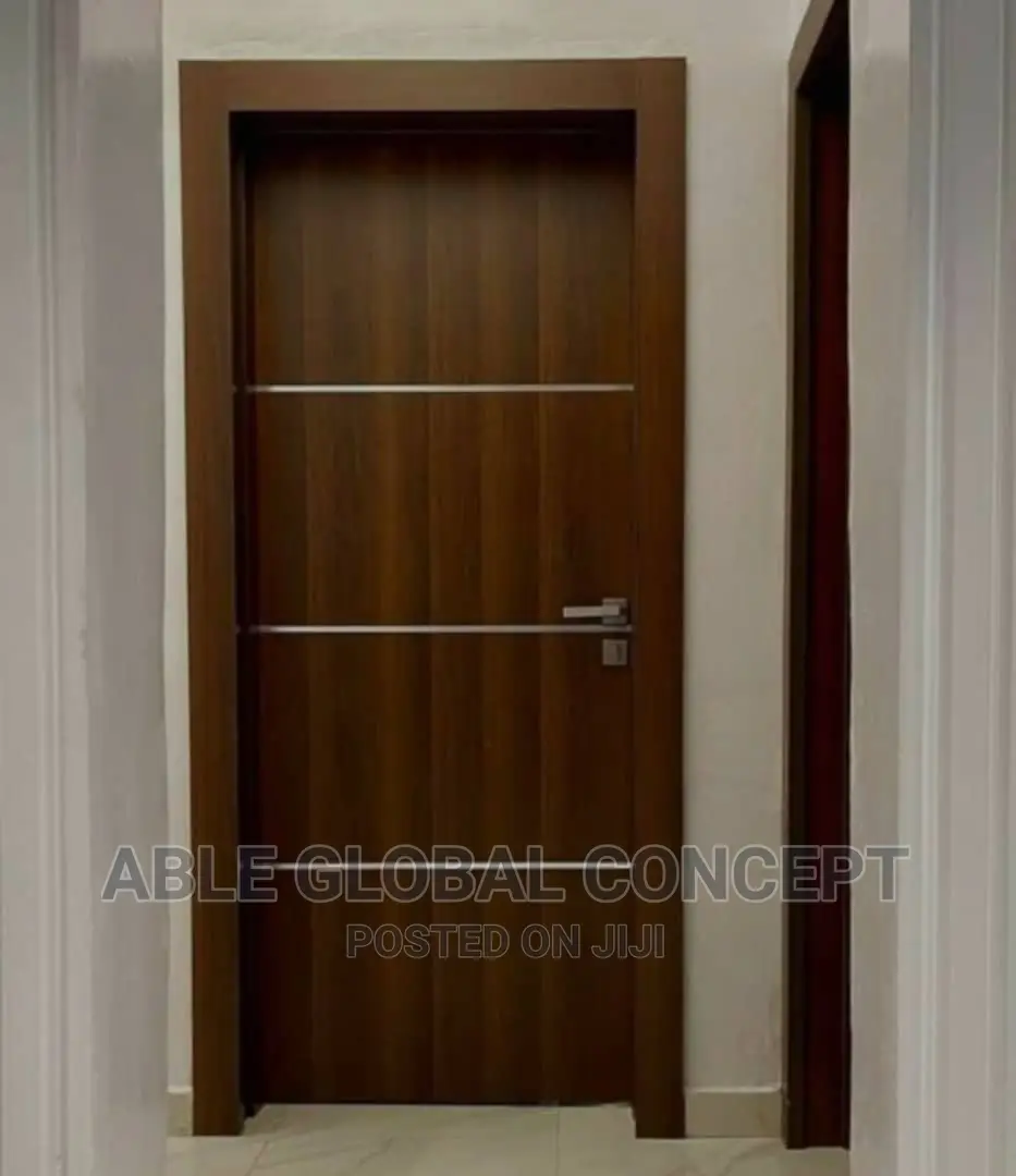 Standard Brown HDF Hard Wooden Doors