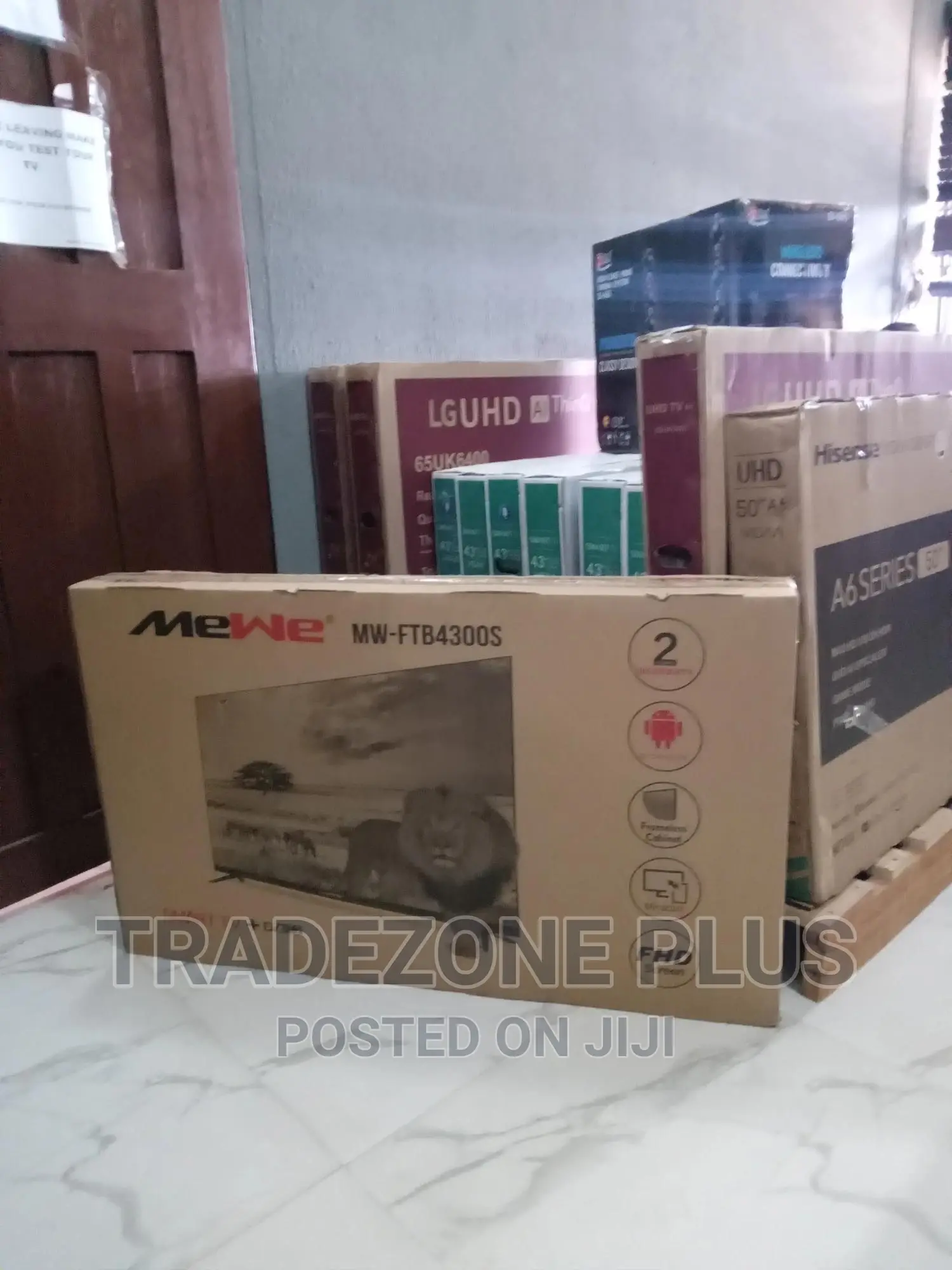 43 Inch Mewe Frameless Smart Tv-Mw-Ftb4300s