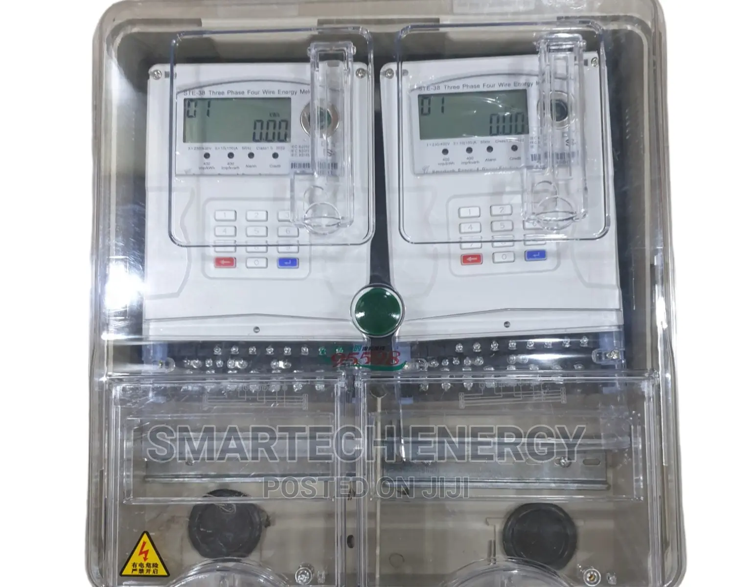 2 in 1 Outdoor Transparent Single Phase Prepaid Meter Box
