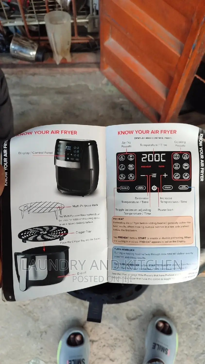 Gourmia Digital Air Fryer With Fryforce 3600 Technology