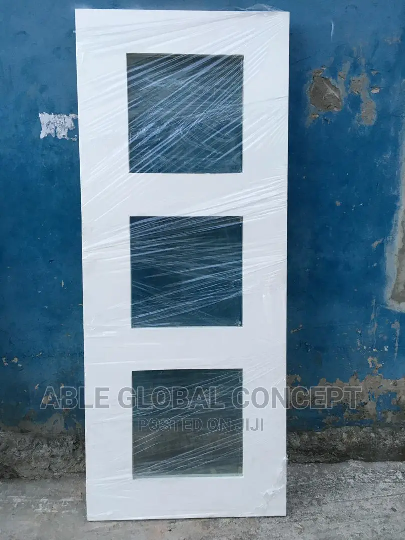 HDF Hard Wooden Glass Kitchen Doo
