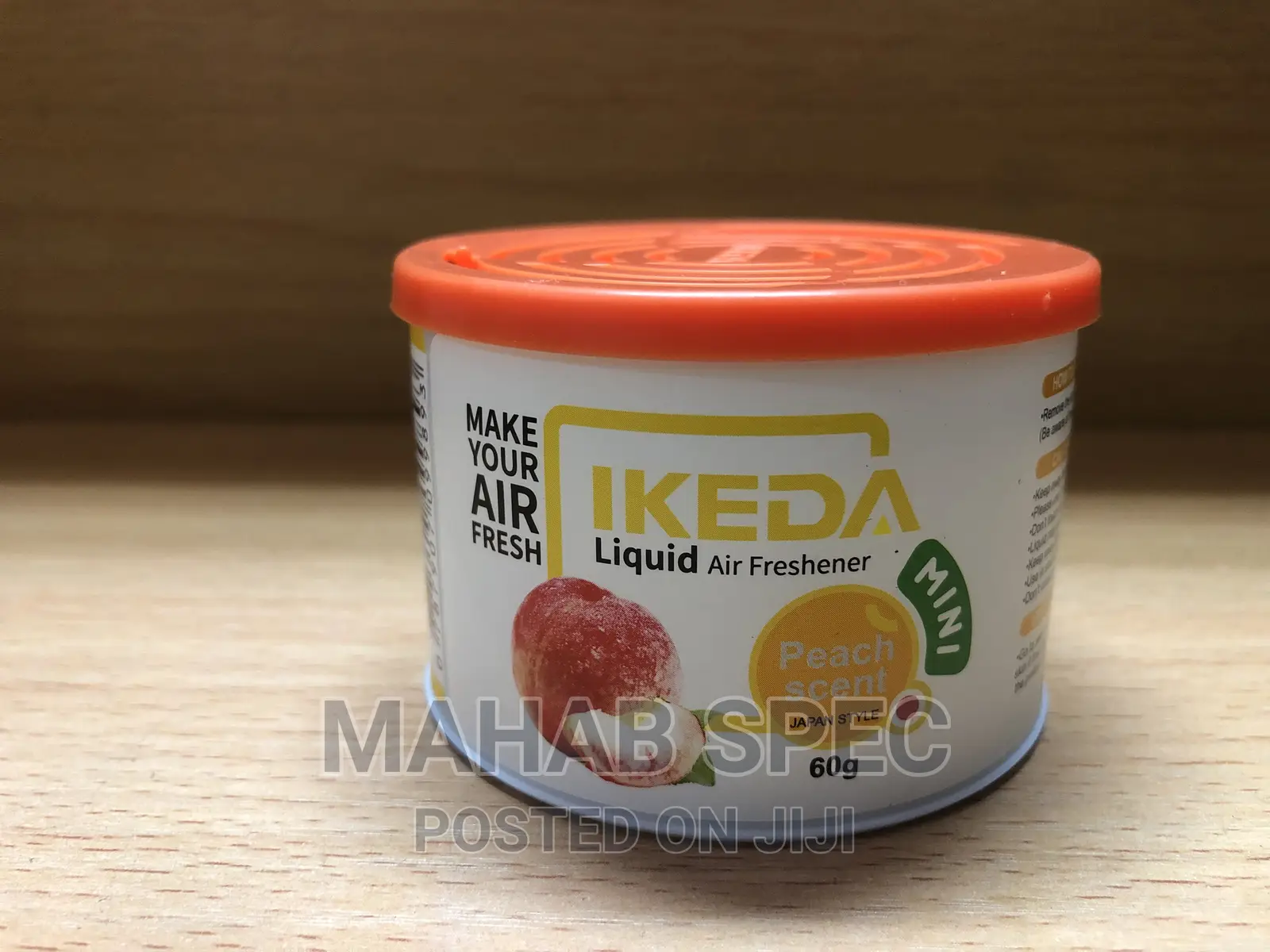 Ikeda Car Air Freshener Peach Fragrance- 60g