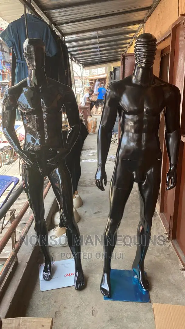 Black Fibre Man Display Mannequin