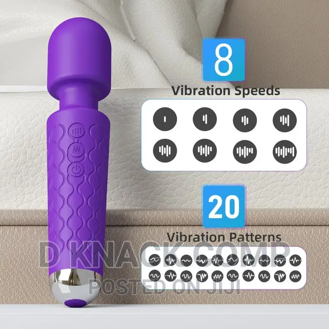 Powerful Rechargeable Magic Wand Vibrator 20 Mode