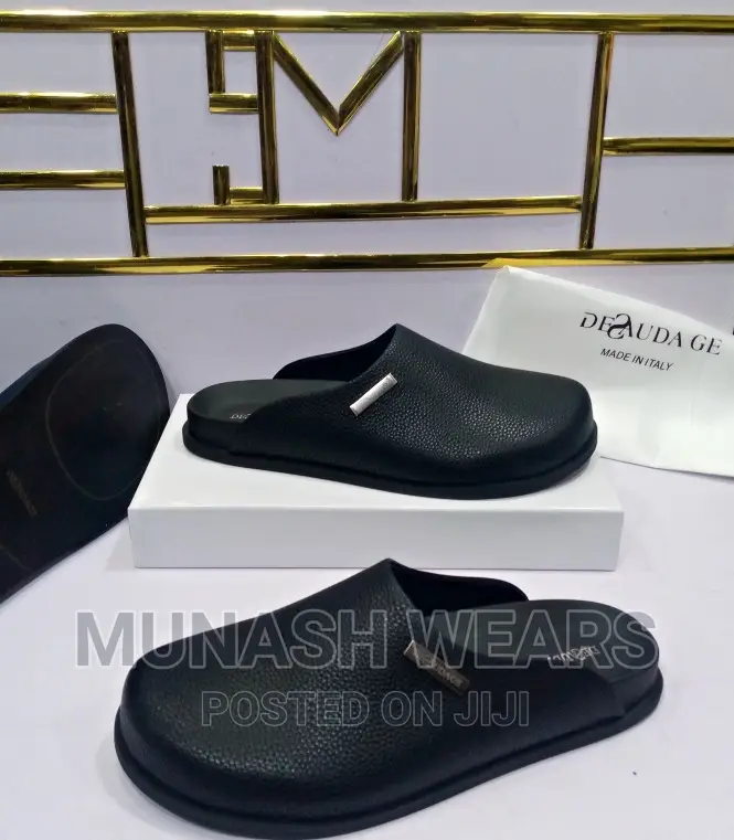 Italian Deudage Leather Half Shoe