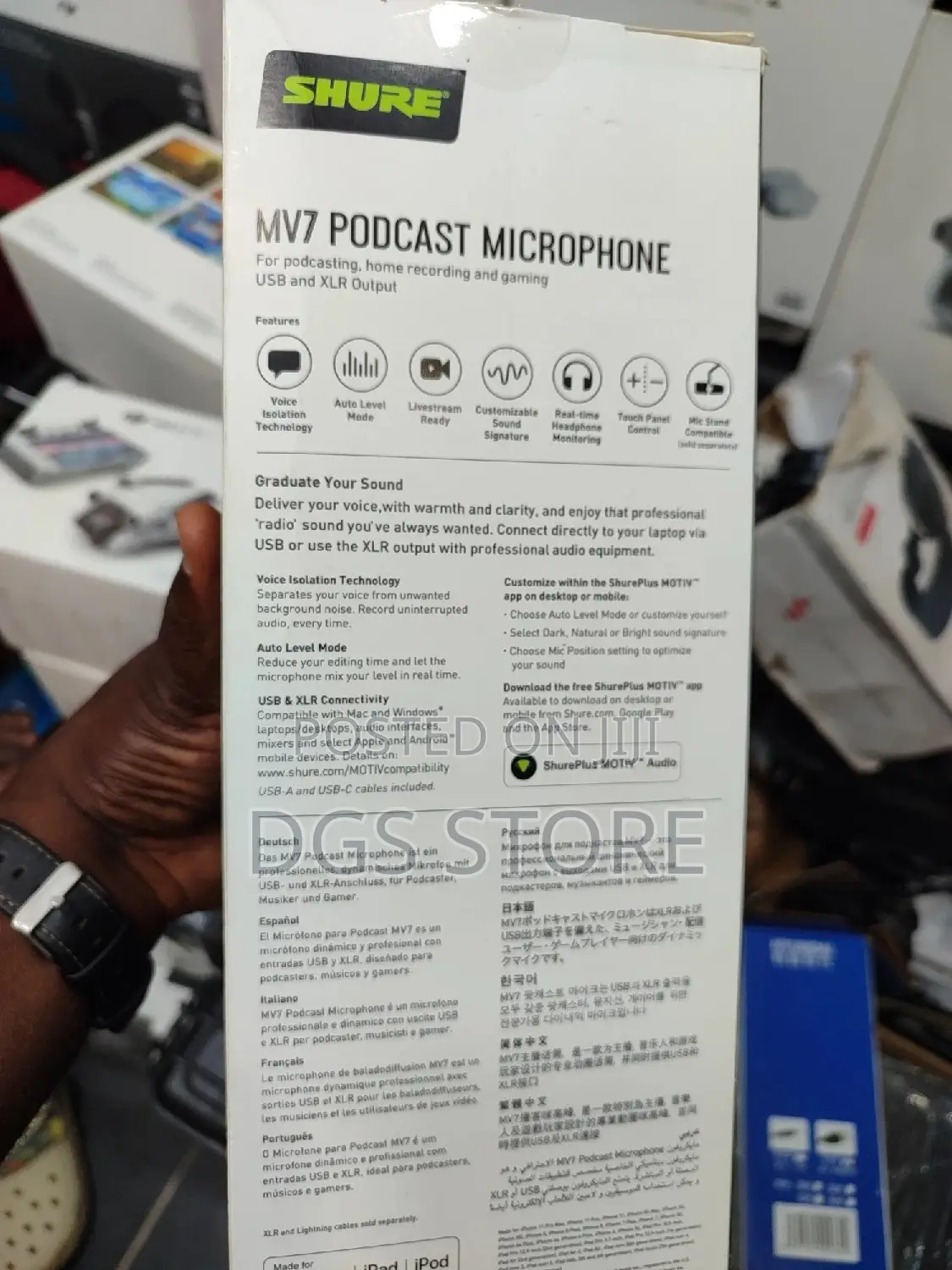 Shure MV7 Podcast Microphone 