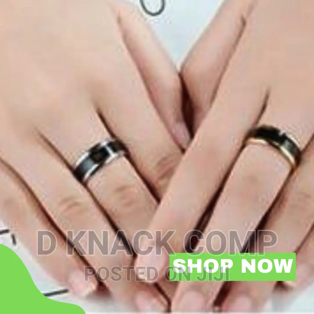 Fashion Smart Body Temperature Ring Gold