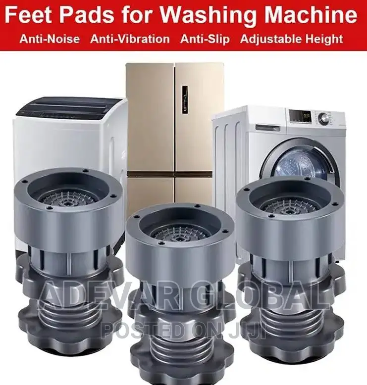 4pcs Washing Machine Feet Pads Anti Vibration Non Slip