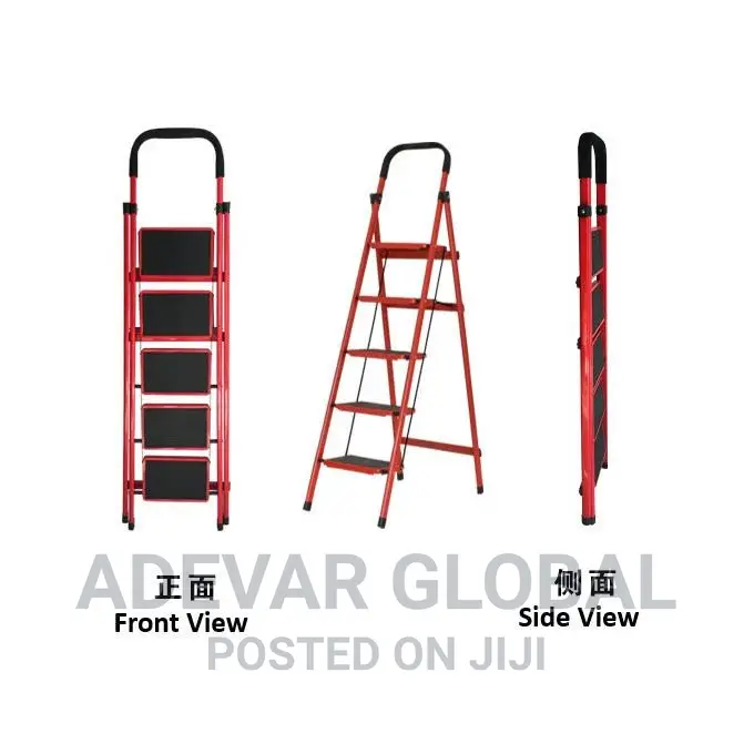 Multipurpose 5 Steps Foldable Steel Ladder