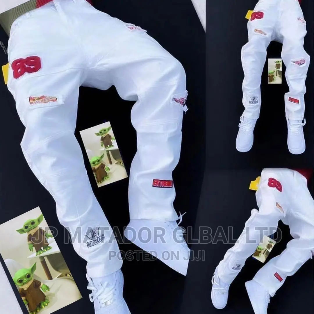 Denim Quality Baggy Straight Stock Jeans