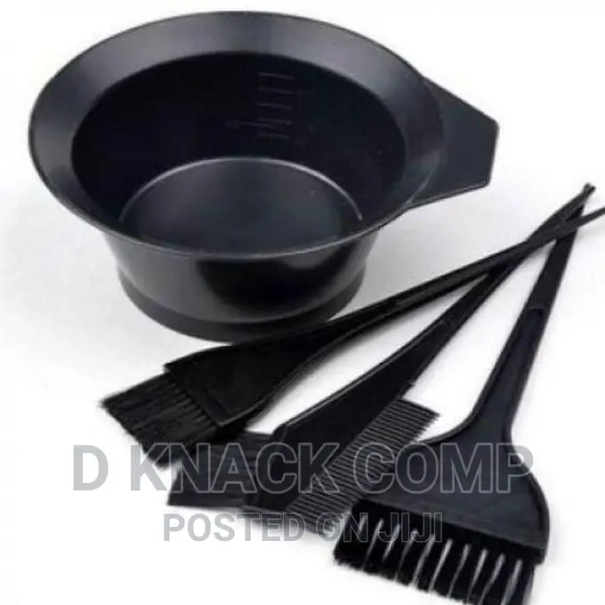 4pcs Hair Color Dye Bowl Tool Kit, Brush Set