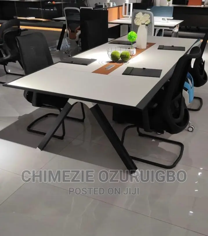 White Executive Conference/Boardroom Table Size 2.8 Meters Length