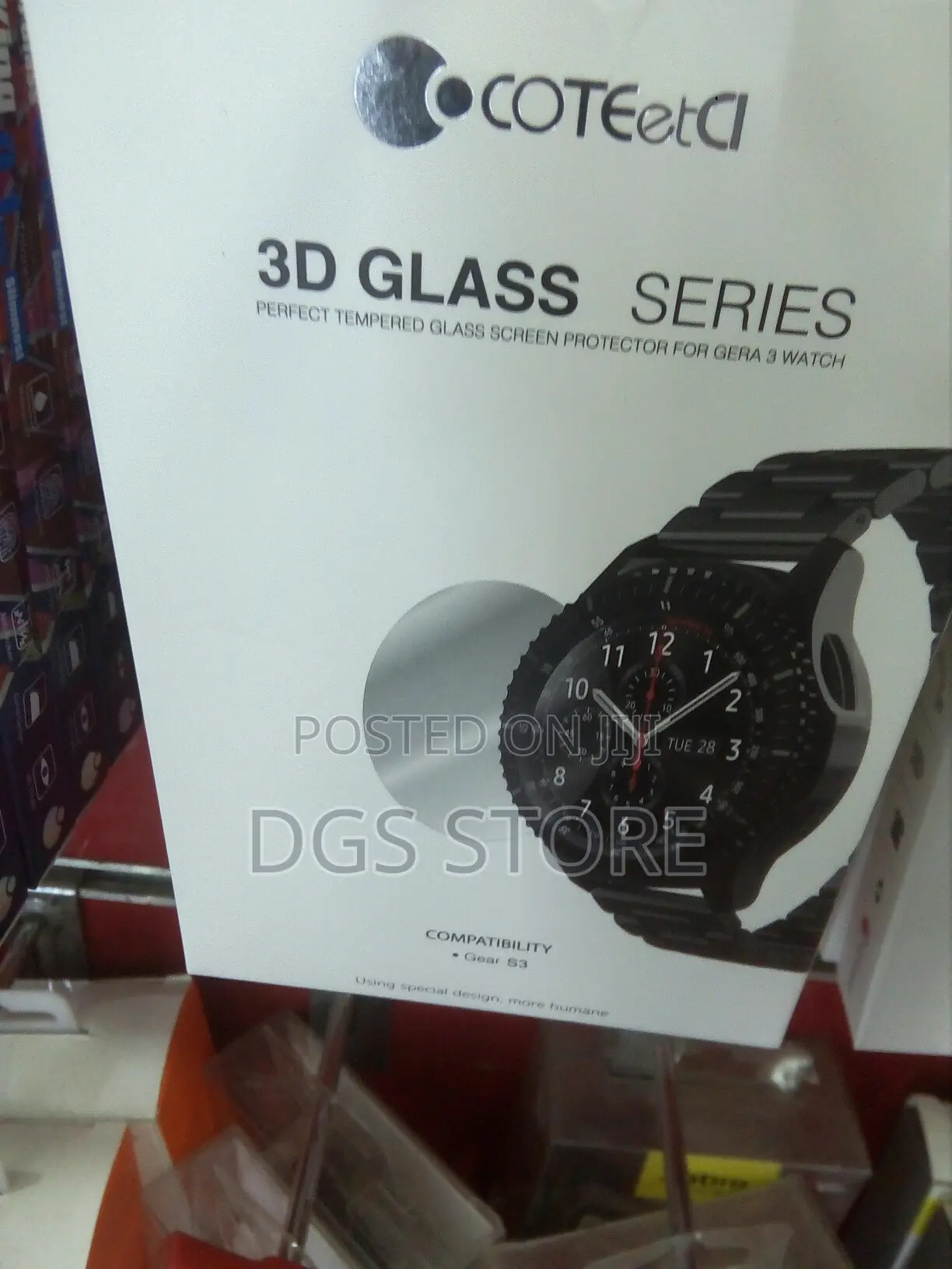 3d Glass Series Tempered Glass Screen Protector for Gear S3 Watch