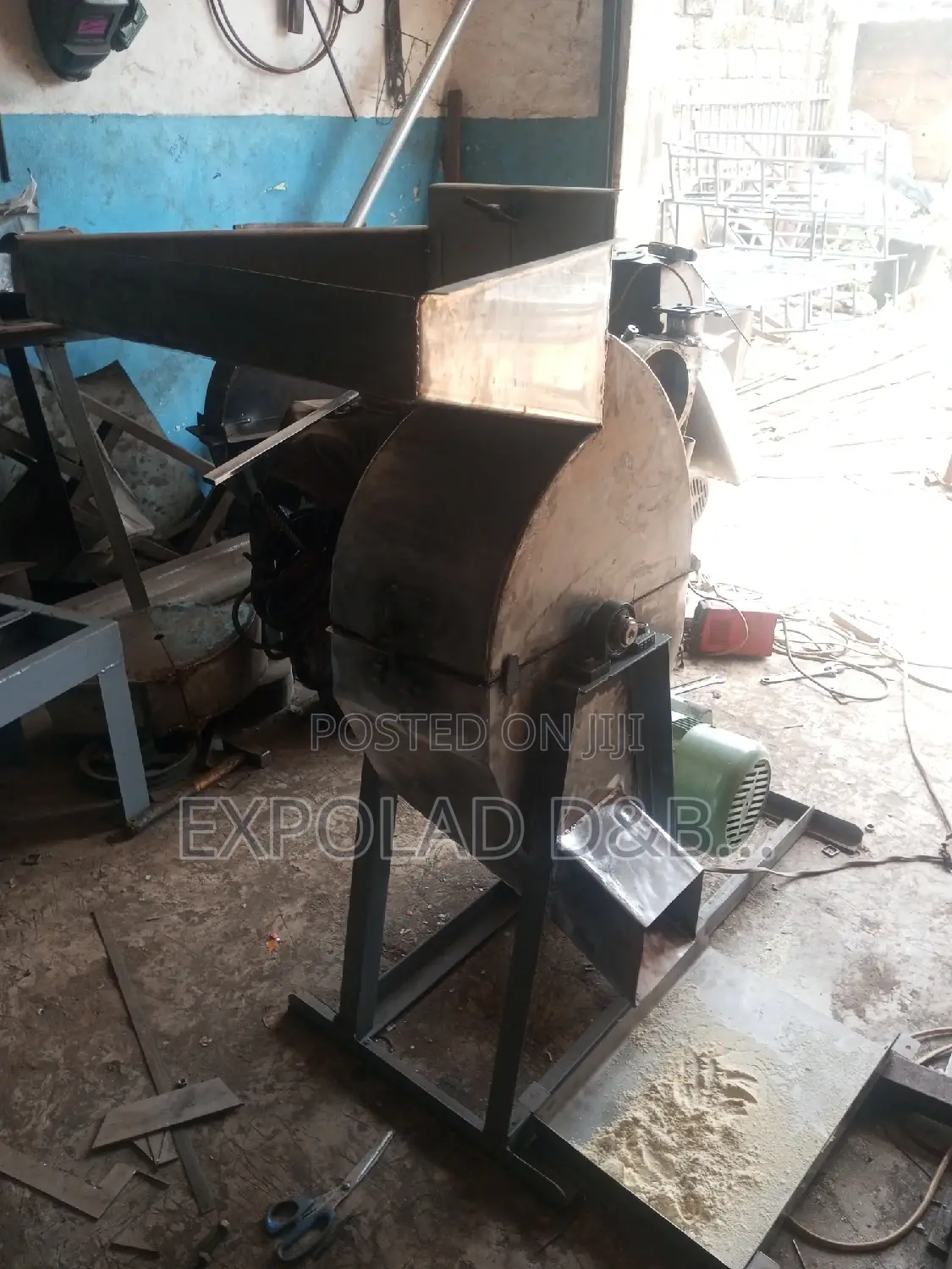 250kg/Hr Stainless Steel Hammer Mill