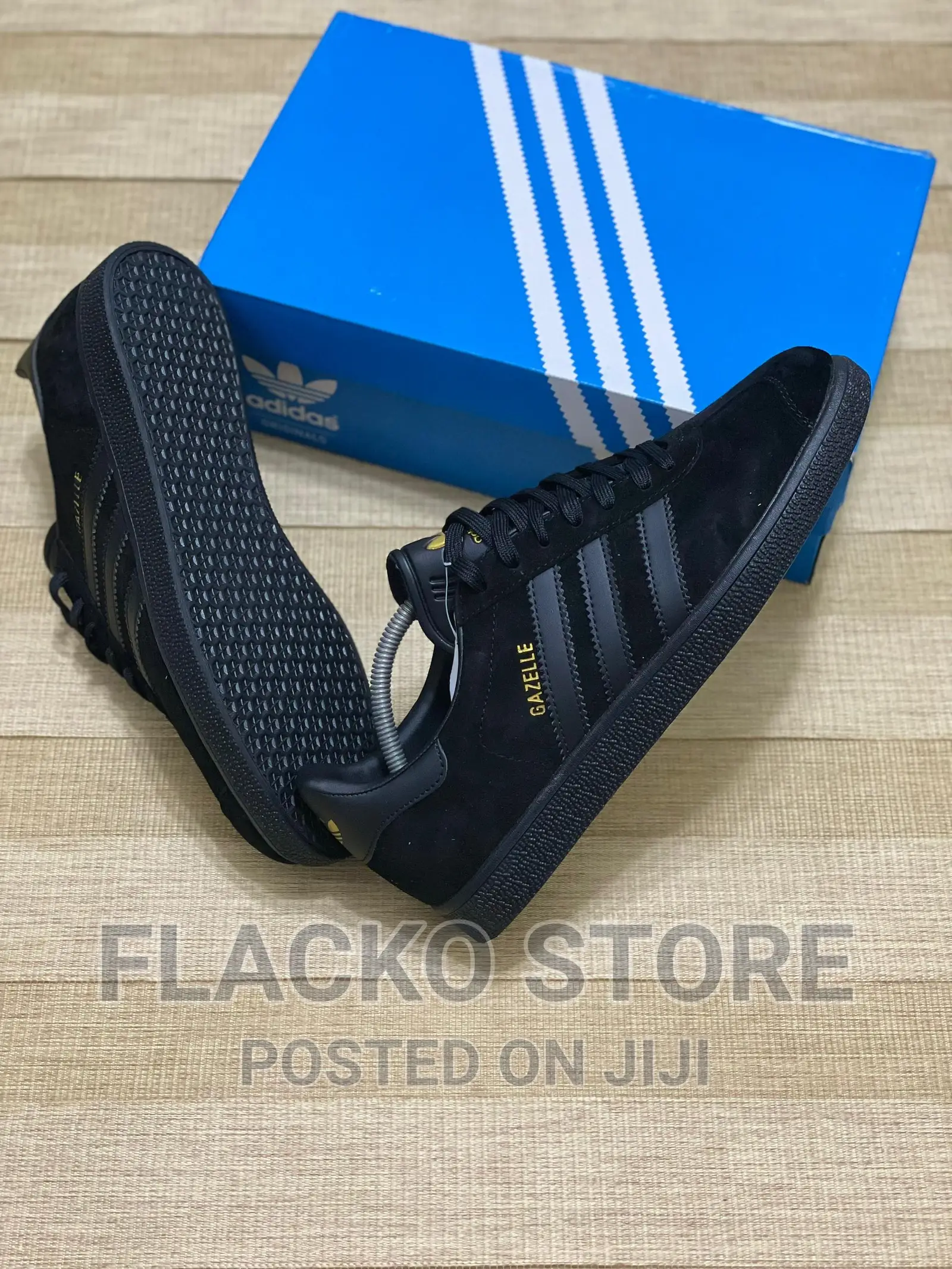 Original Adidas Gazelle Triple Black Sneakers