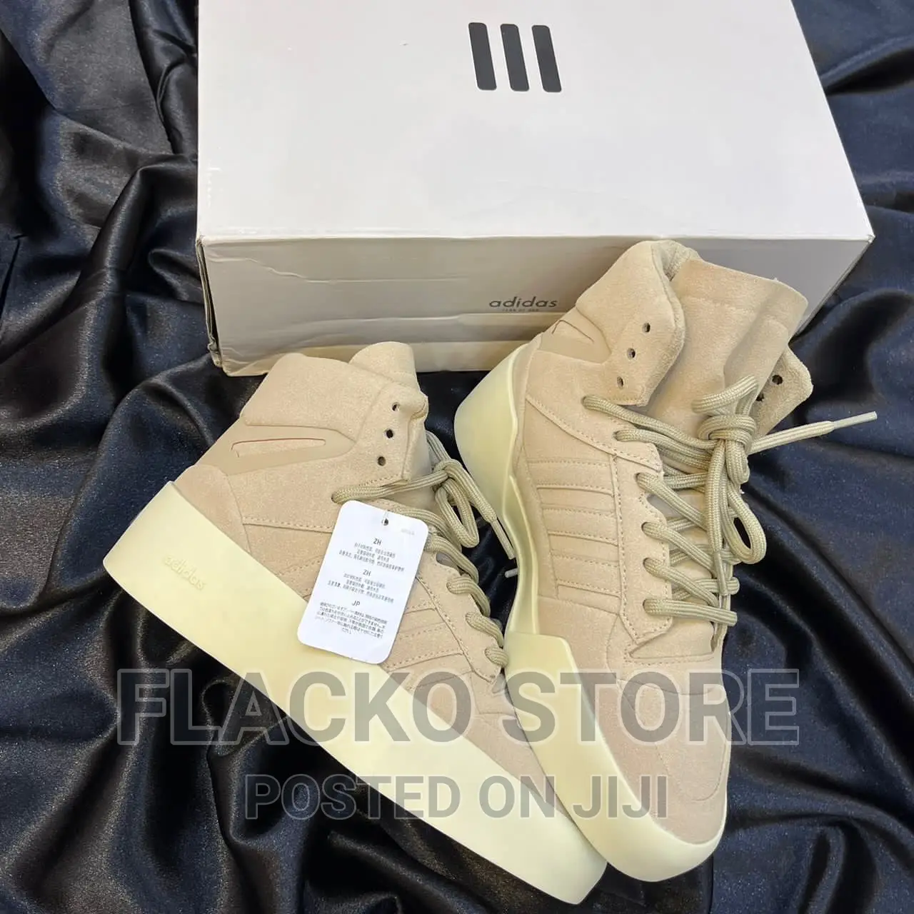 Original Fear of God X Adidas Forum Hightop Sneakers
