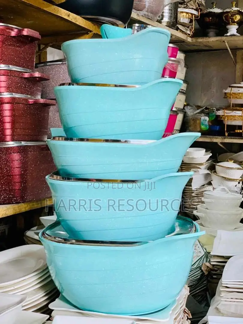 Jio Die Cast Granite Pots - 5 PCS