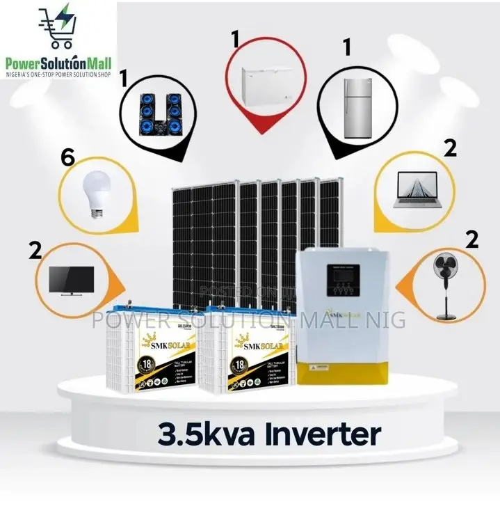 3.5kva Solar Solution Installation With 300w Solar Panels