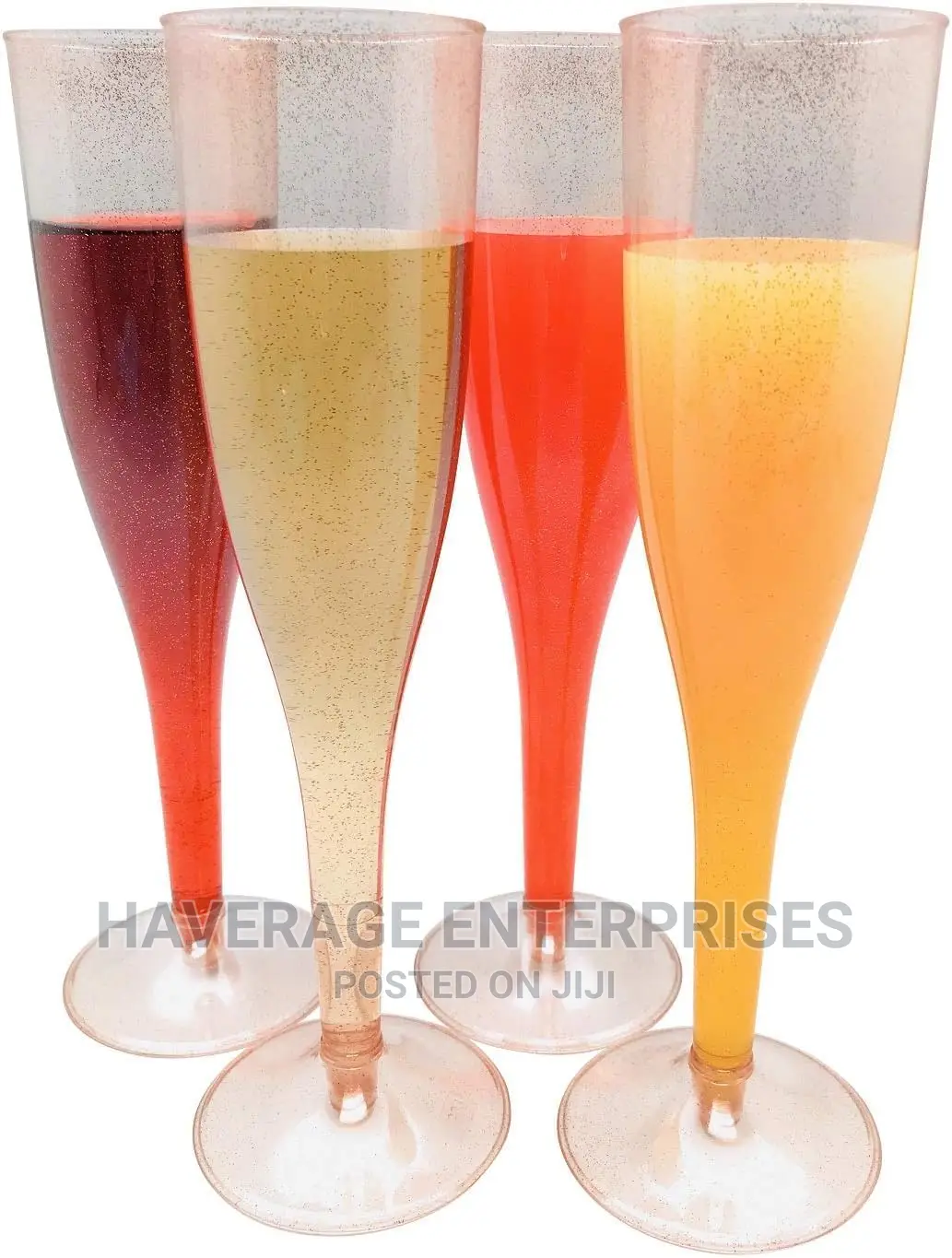 Plastic Champagne Flutes,Toasting,Cocktail Cups 48