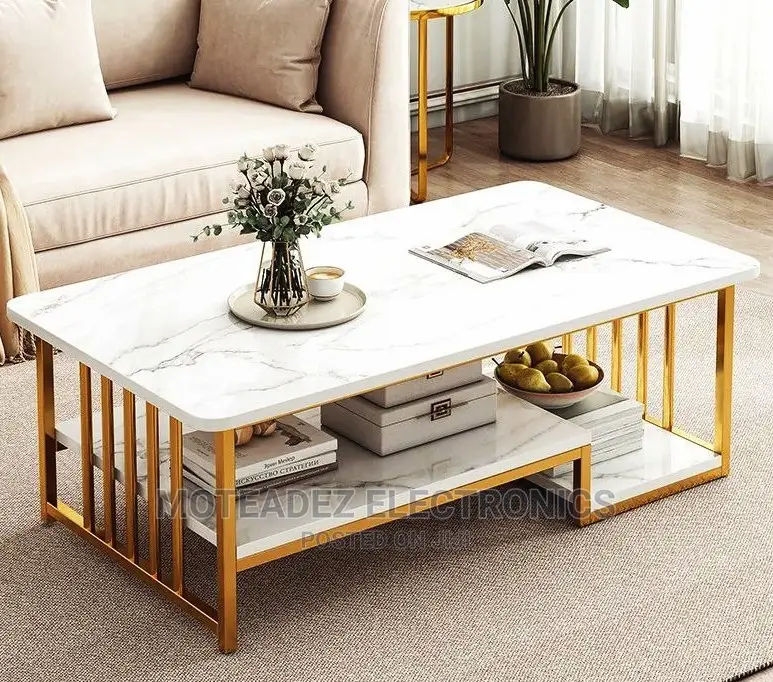 Big Size Classic Marble Design Center Table With Strong Base