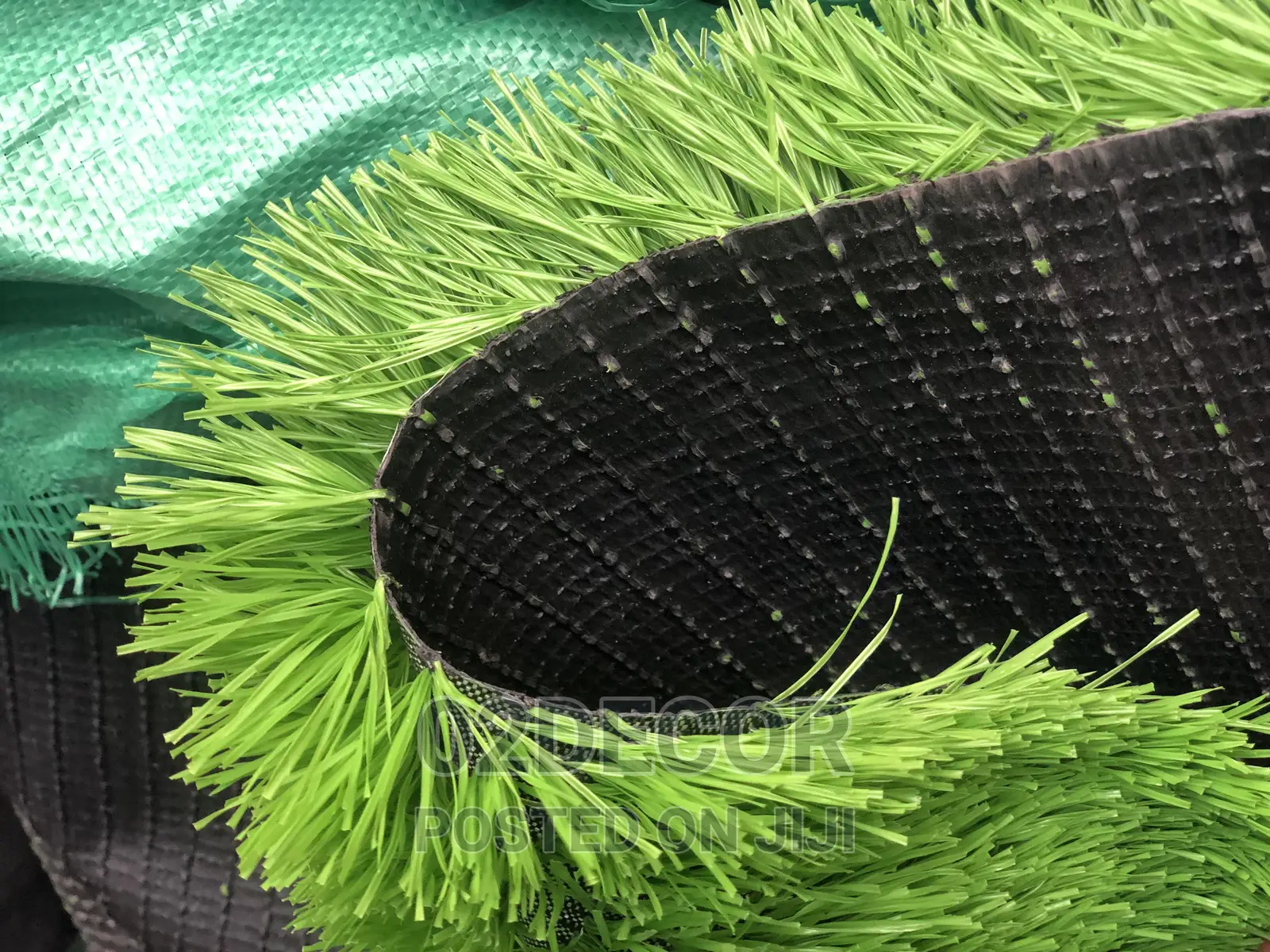 Two Shaded of Green Football Grass Rugs