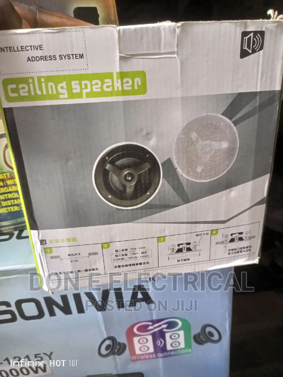 10watt Pop Ceiling Speaker With Bluetooth