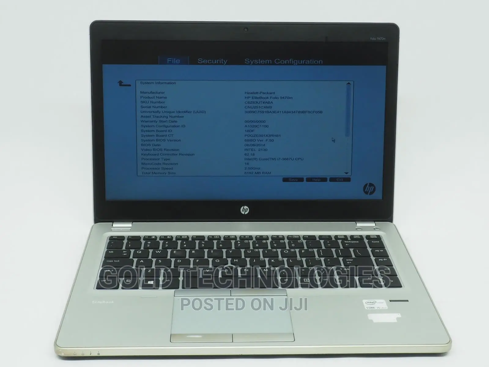 Laptop HP EliteBook Folio 9470M 4GB Intel Core I5 HDD+SSD 512GB