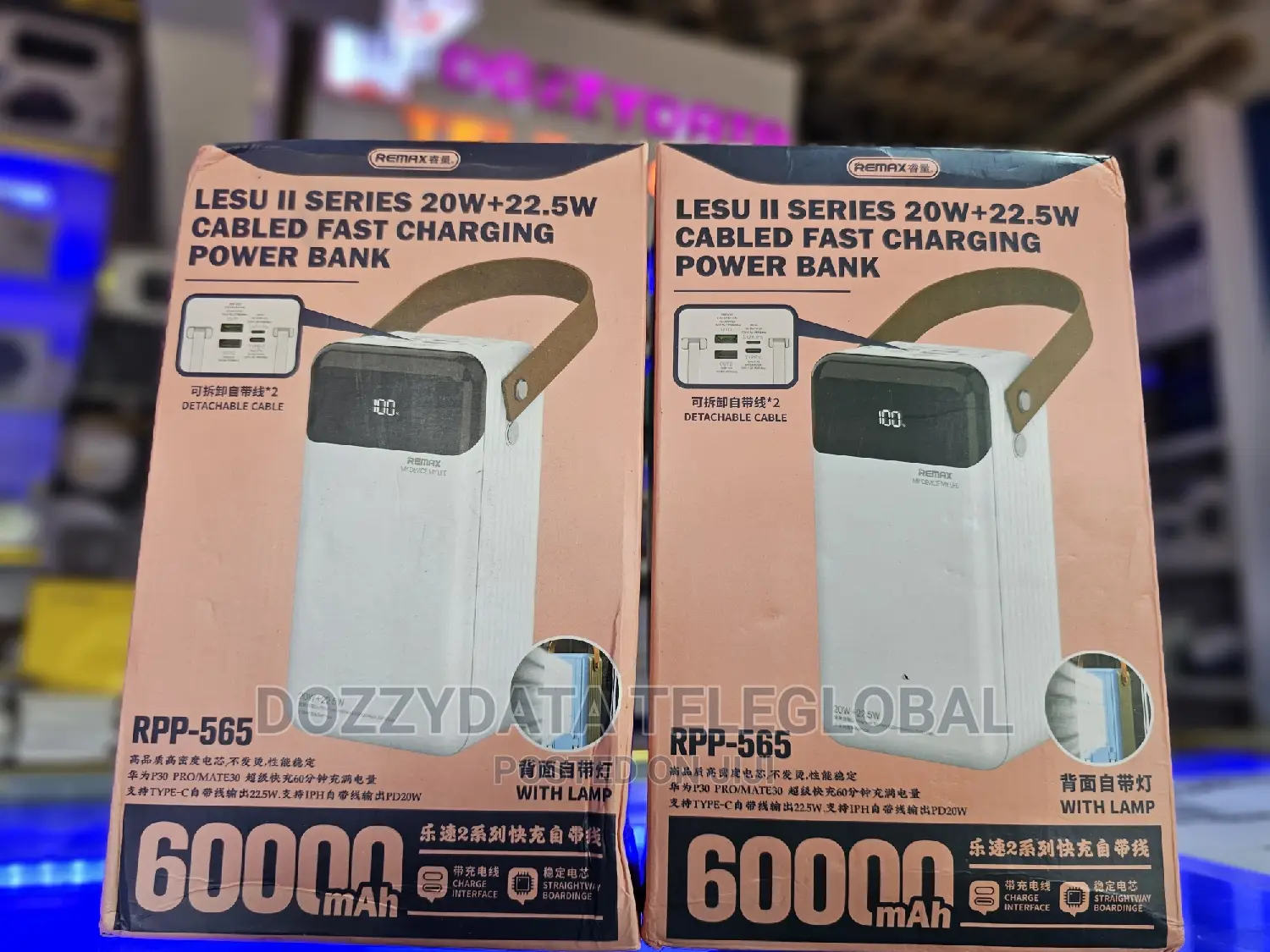 Remax Powerbank Fast Charging 22.5w 60000mah