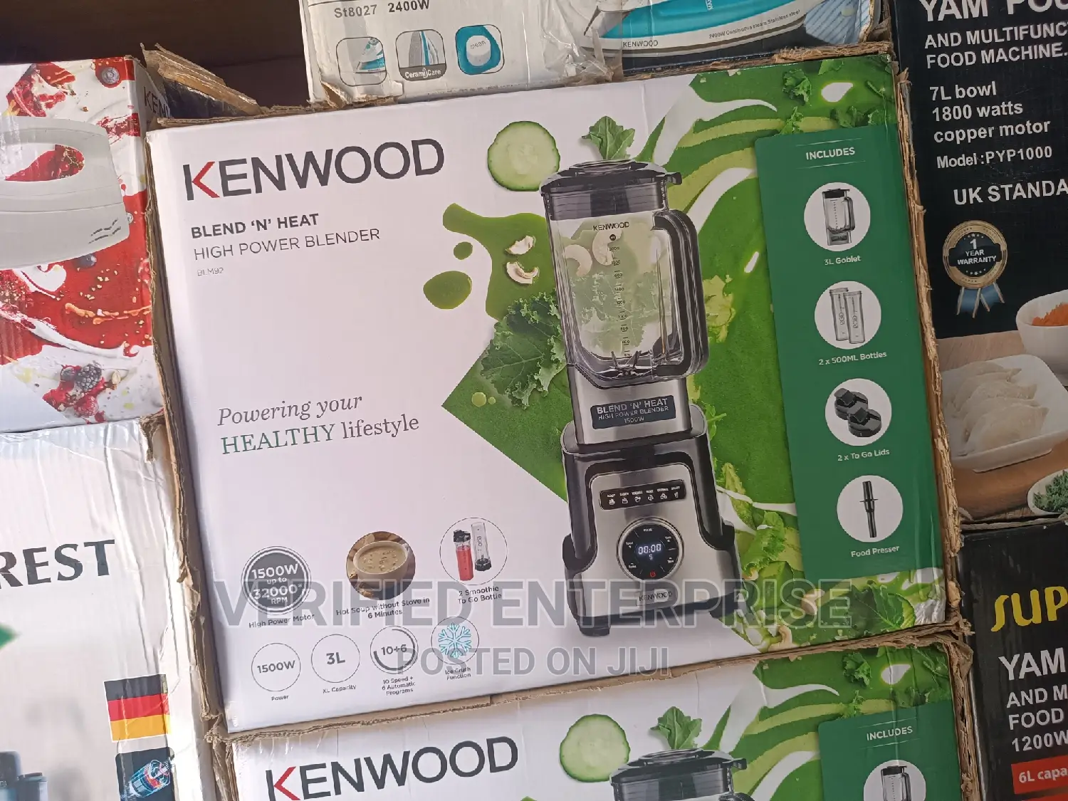 Kenwood Blender and Heat - 3L