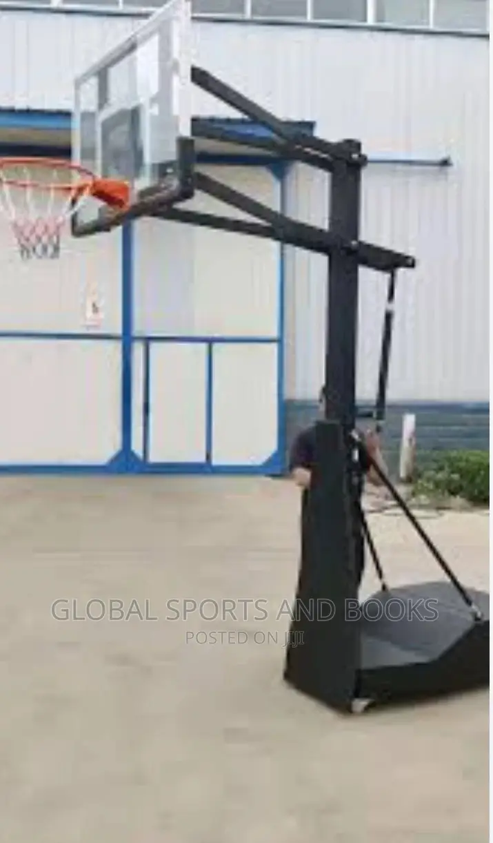 Heavy Duty Commercial Basketball Stand Hoops Pair