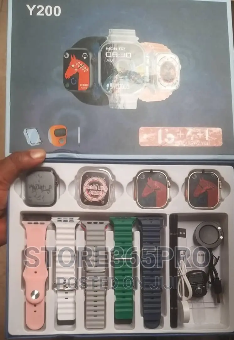 3 in 1 Smart Watch With Stylus Pen and 13 Straps