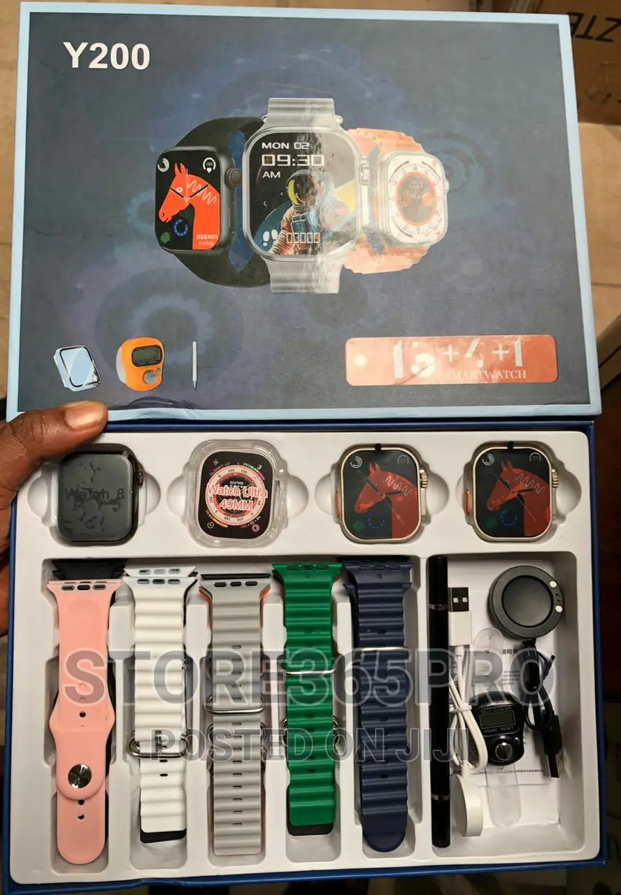 3 in 1 Smart Watch With Stylus Pen and 13 Straps