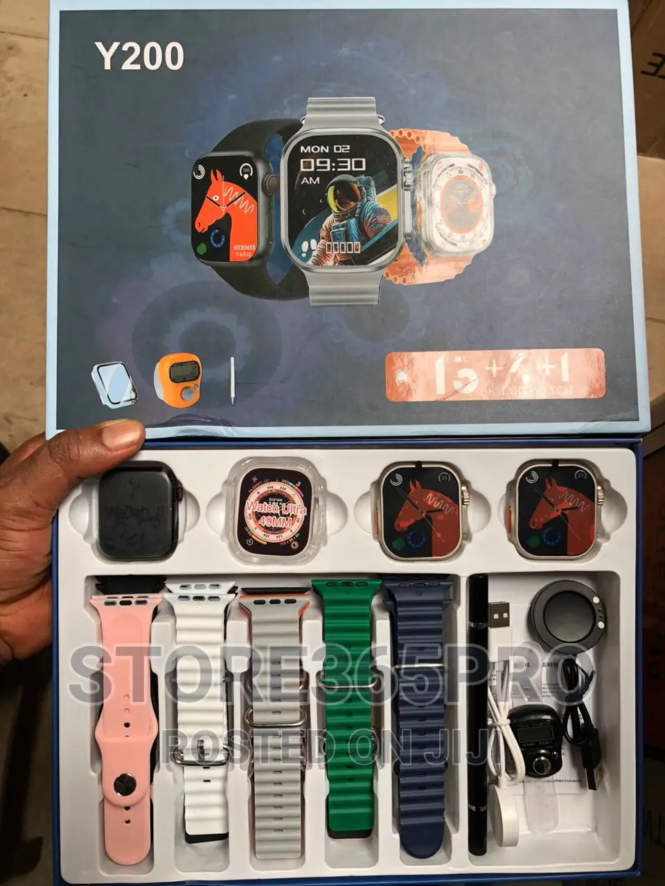 3 in 1 Smart Watch With Stylus Pen and 13 Straps