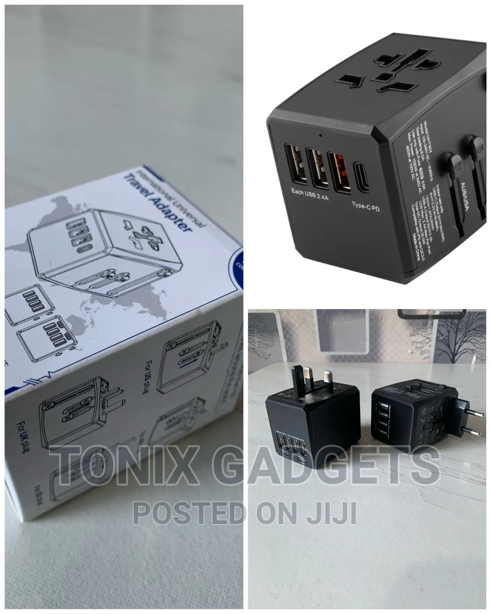 International Universal Adapter - All in 1 Outlet Charger
