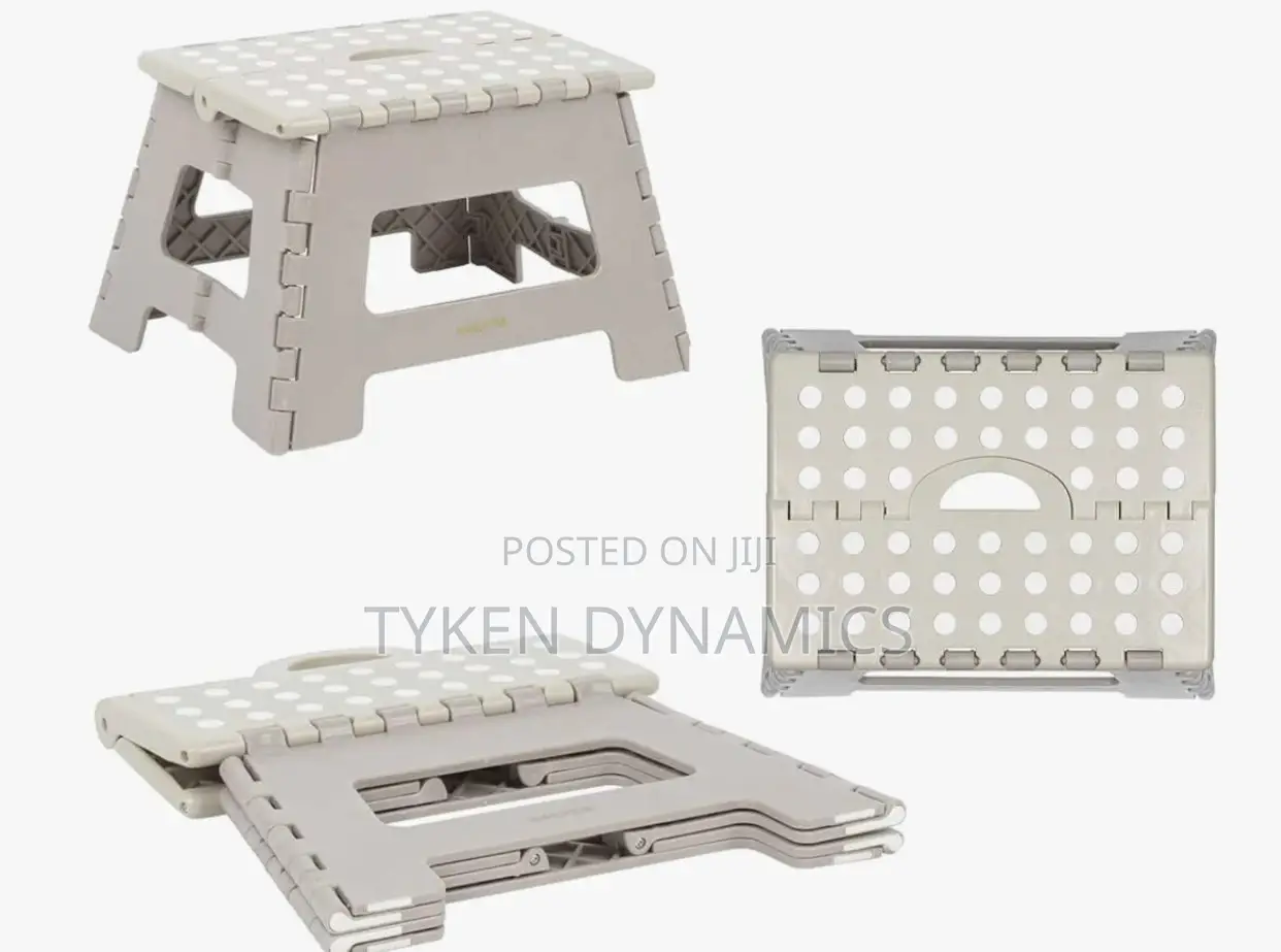 JVL Small Folding Stool - 22 X 29 X H22cm
