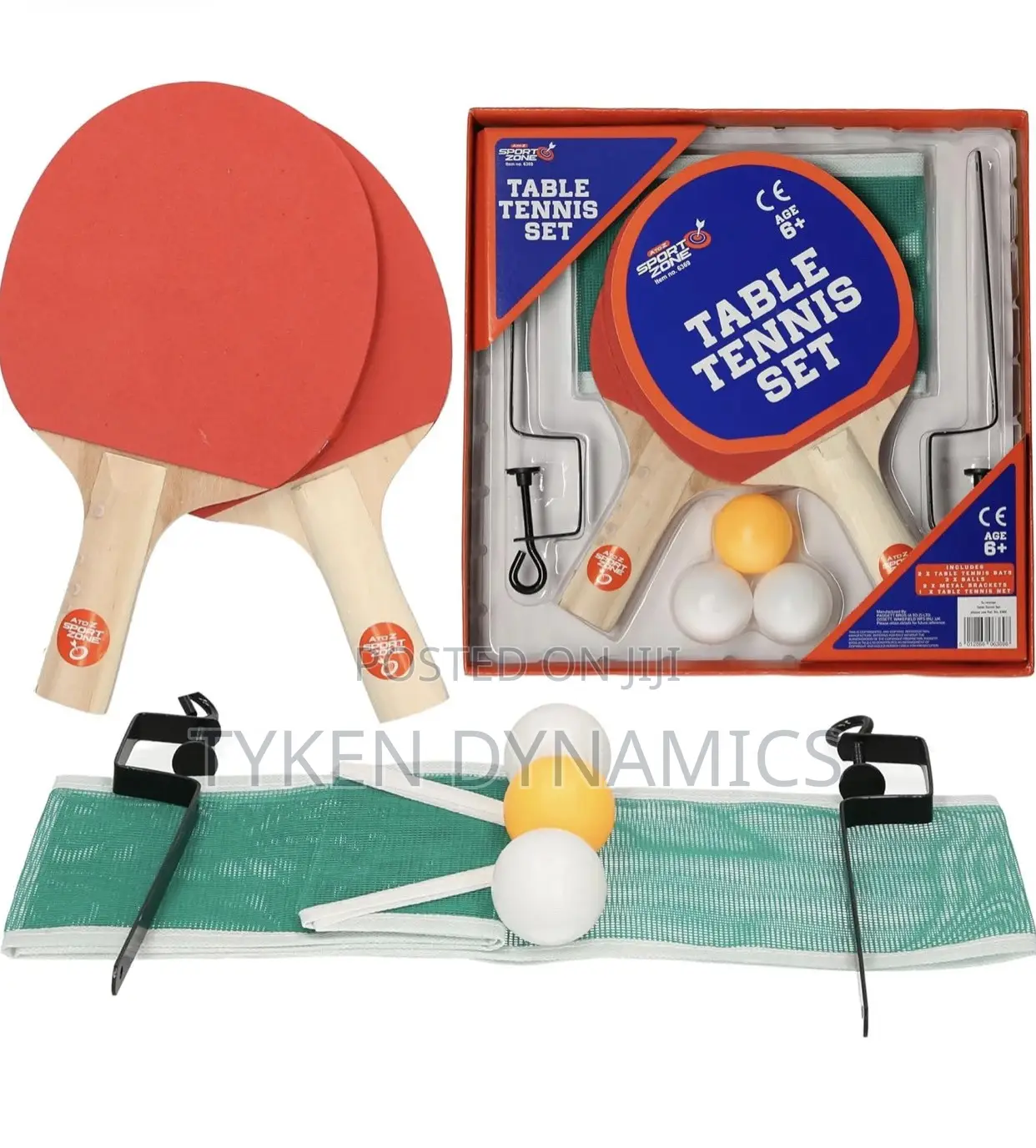A to Z Table Tennis Set - Ages 8+