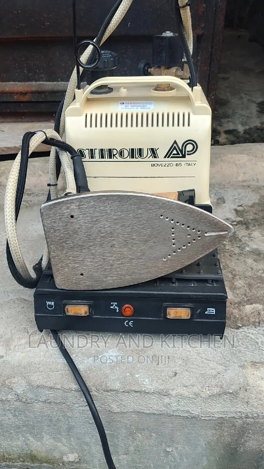 Industrial Ponny Baby Steam Iron With Big Boiler Heavy Duty