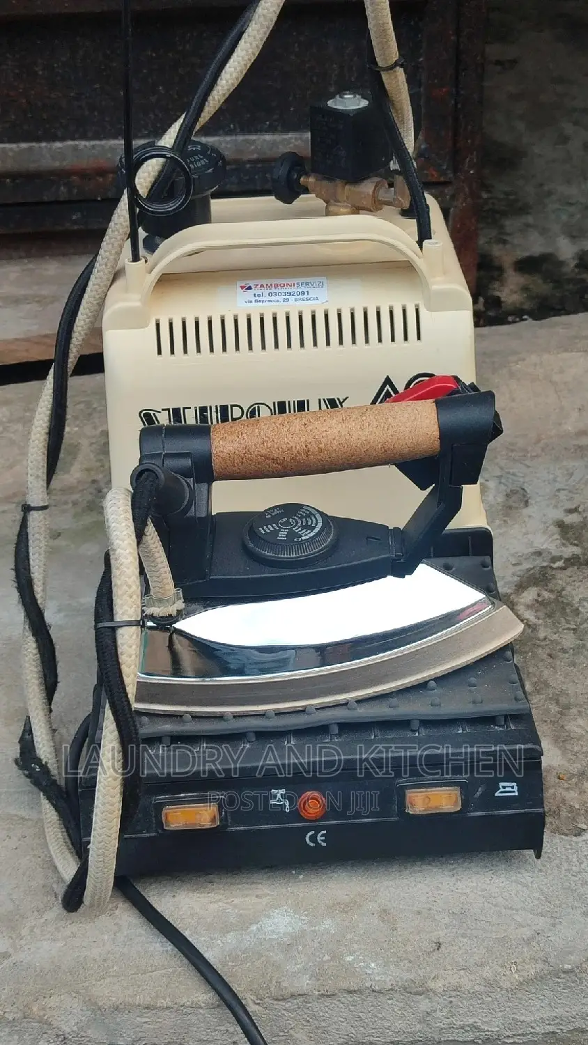 Industrial Ponny Baby Steam Iron With Big Boiler Heavy Duty