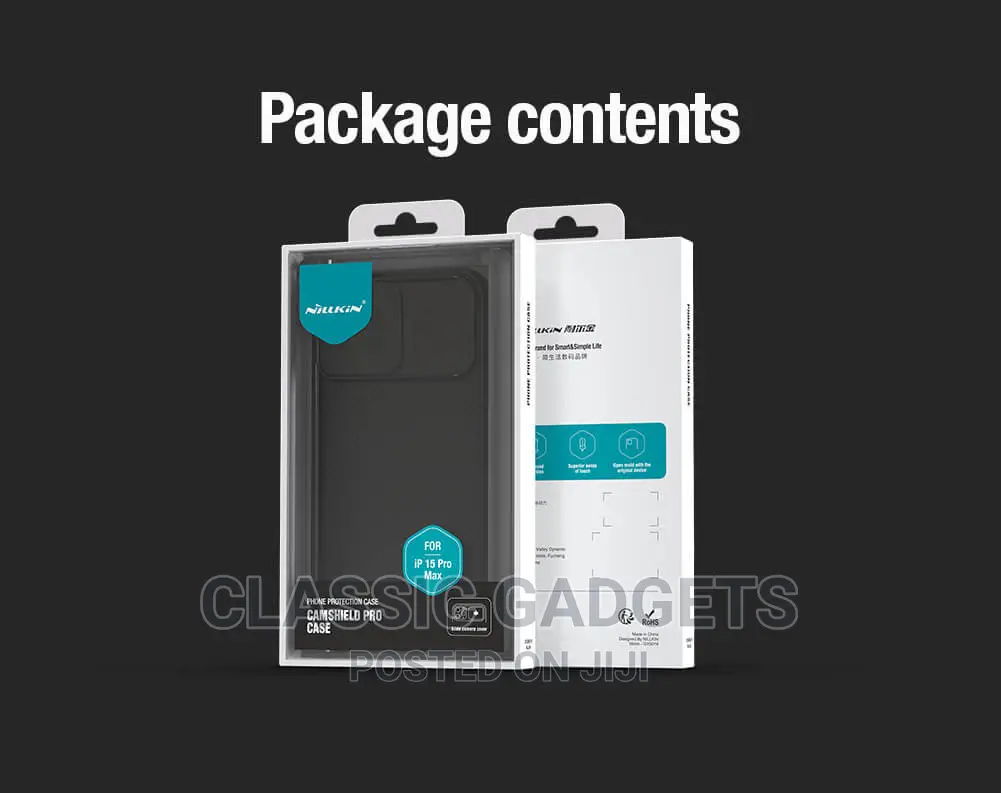 Nillkin Slide Camera Protection Case for iPhone 15 Series