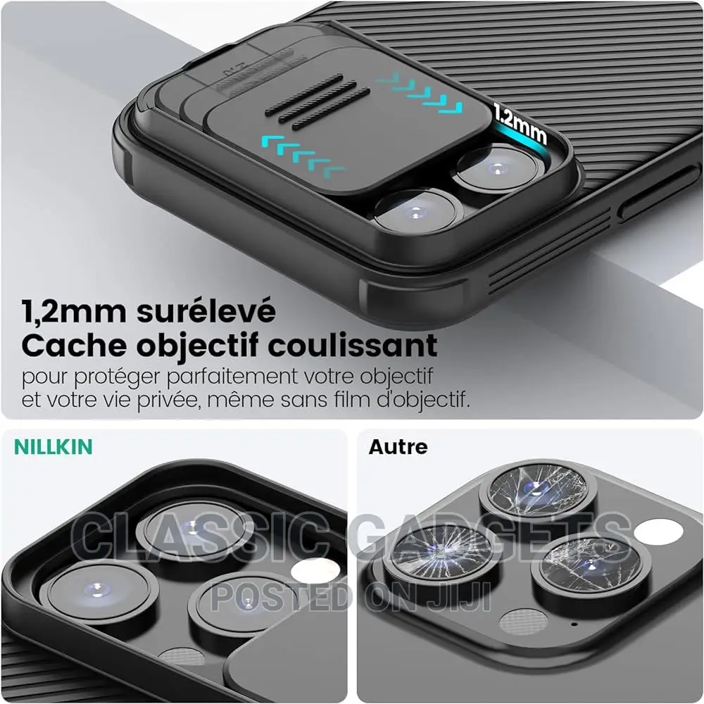 Nillkin Slide Camera Protection Case for iPhone 15 Series