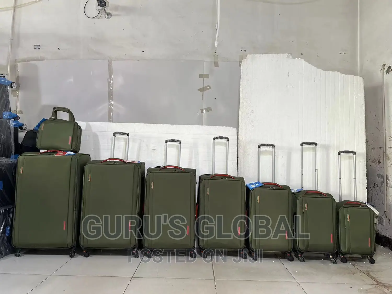 Army Green Light Weight Quality Travel Bags