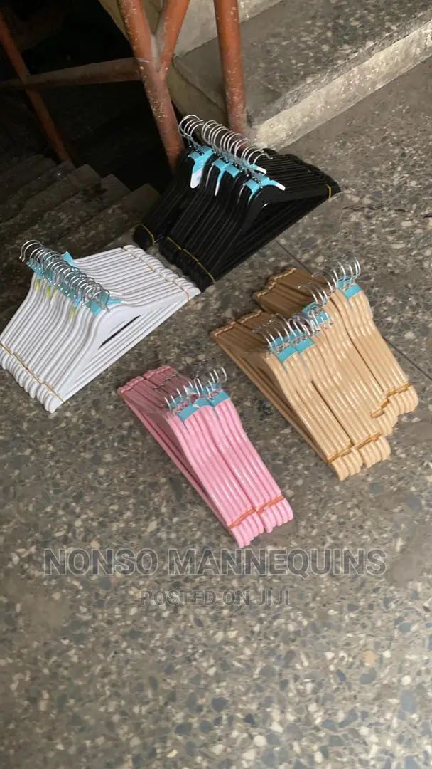 Various Colors of Clothes Hangers