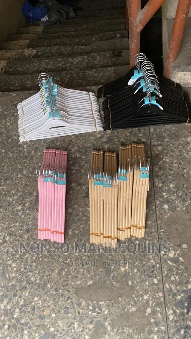 Various Colors of Clothes Hangers