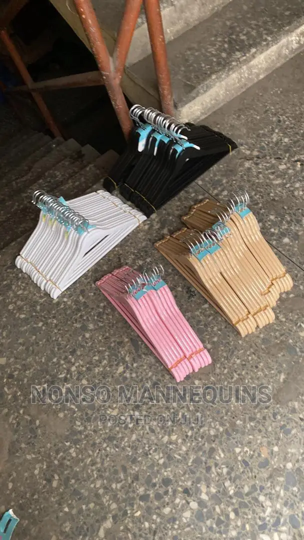 Various Colors of Clothes Hangers