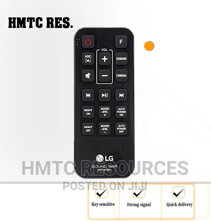 Special Edition LG Soundbar Systems Remote Control