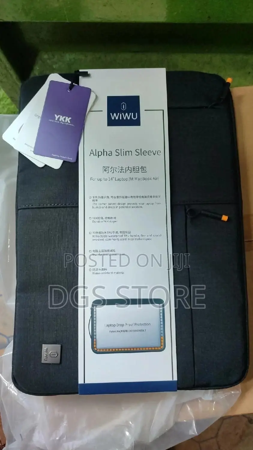 Wiwu Alpha Slim Sleeve 14 Inches Laptop Bag for Macbook