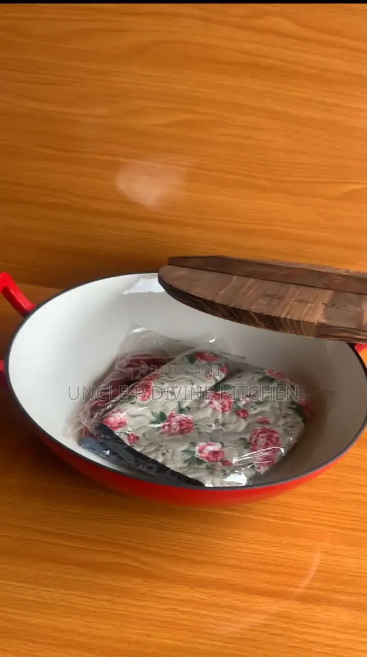 Durable Uk Wok Pan With Wooden Cover (Long Lasting Quality).