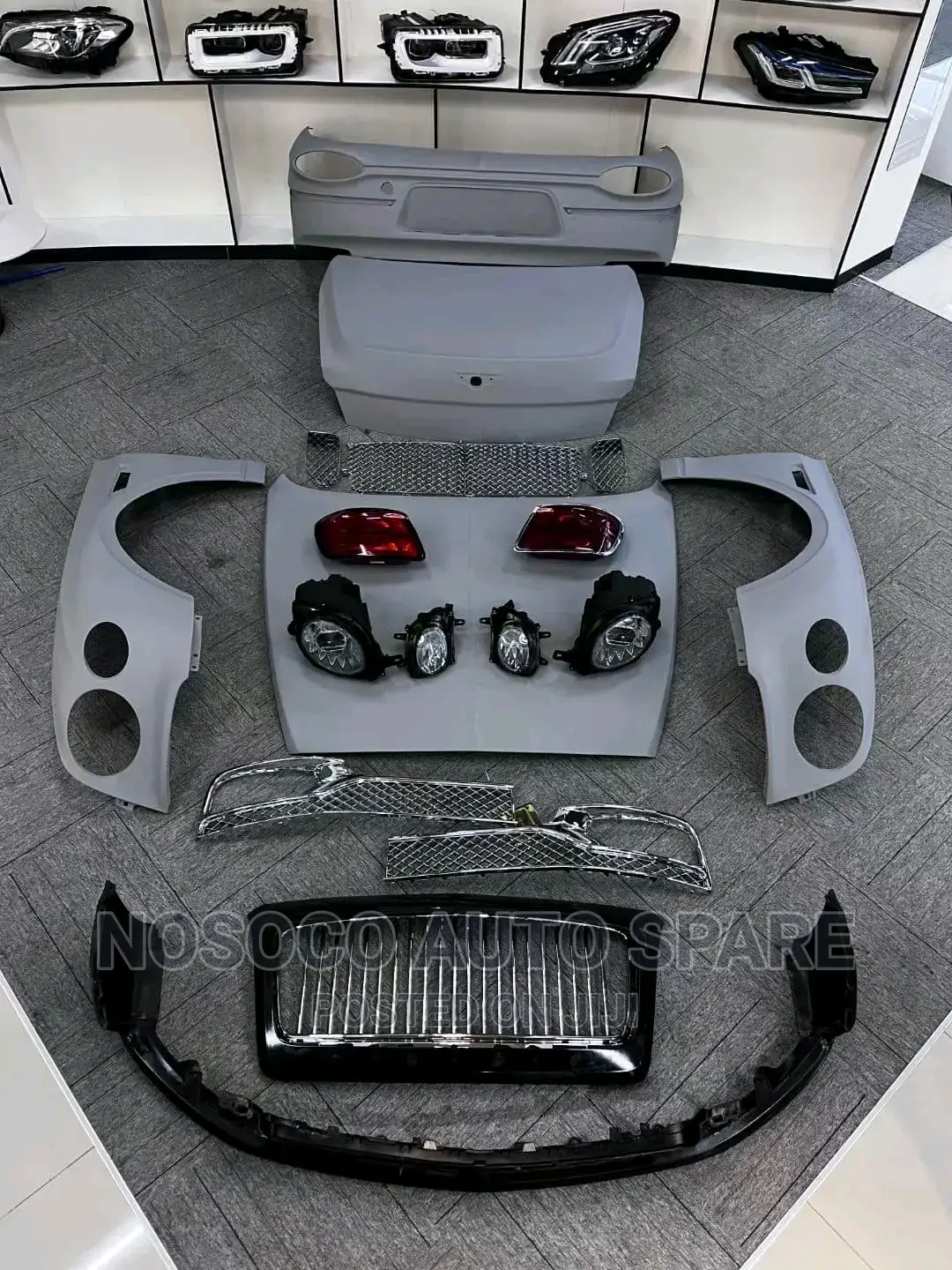 Upgrading Kit Bentley Bentayga Front Bumper 2013 and 2020